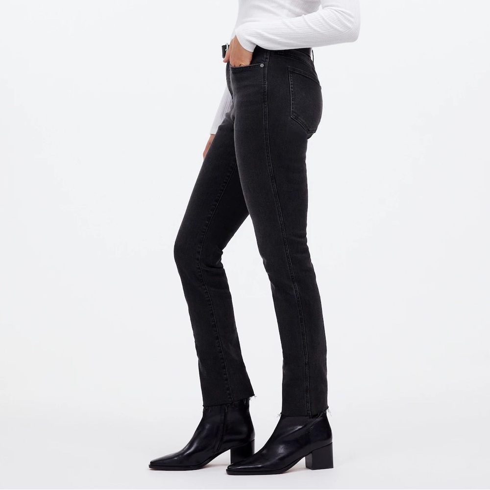Madewell Stovepipe Black Jeans